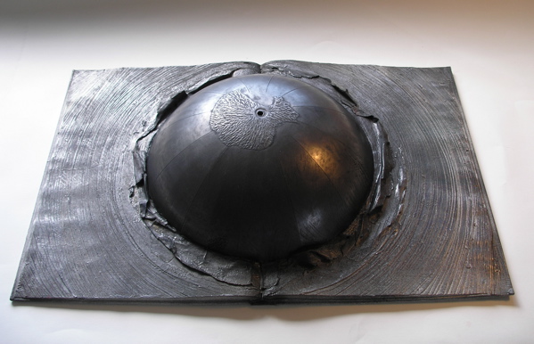 Sudden Emergence of the Southern Hemisphere, mixed media 2006